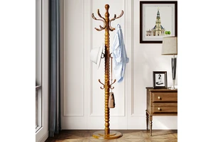 Cross-border Coat Rack European-style B&B Floor-standing Minimalist Modern Movable Stainless Steel Bedroom Clothing Storage Rack