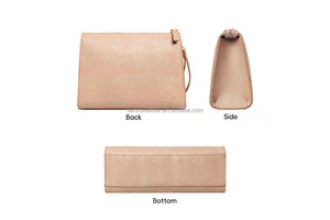 Wholesale Large Capacity Luxury Genuine Leather Women Makeup Travel Cosmetic Bag Set