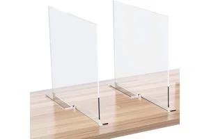 Acrylic Shelf Dividers Organizer & Separator for Home Closet, Wardrobe, Cabinet, Pantry & Store, Showroom