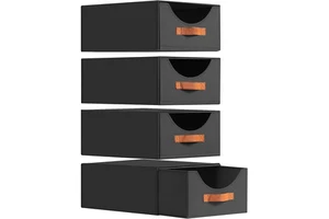Large Size Storage Bins and Drawers Stackable Shelf Drawers with Closet Organizers for Bedroom Living Room Under Bed Office