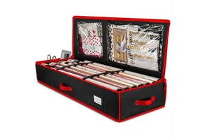 Household Multifunctional Box Gift Storage Christmas Decorations Storage Bag Christmas Wrapping Paper Storage Bag