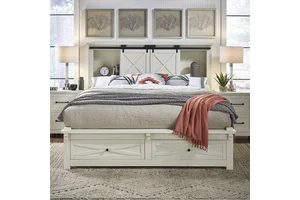 Kainice Modern Soft Bed Queens Size Wooden Midcentury Low Profile Under Bed Storage with Wheels 2 Pack Platform