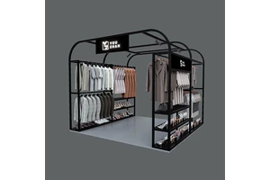 2026 New Design Clothing Booth; Clothing Display Racks At The World Expo And Canton Fair