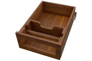 Contemporary Wooden Drawer Divider Organizer for Kitchen Cabinet Interior Storage and Organization