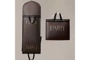 Heavy Duty Custom Logo Dustproof Portable Non-Woven Tote Foldable Durable Waterproof Garment Storage Bag for Wedding Dress