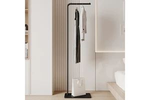 Luxury Modern Metal Multifunctional Floor Coat Rack for Living Room Bedroom Entryway Home Storage with Customizable Design