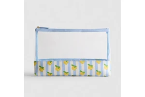 Wholesale Clear Toiletry Pouch Custom Transparent PVC Travel Cosmetic Zipper Pouch Airport Approved Makeup Storage Bag