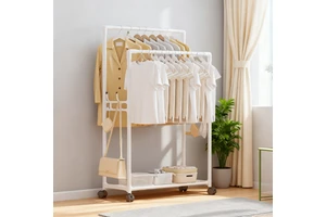 Modern Standing Coat Rack with Multiple Hooks and Sturdy Metal Frame for Entryway Living Room Coat Rack
