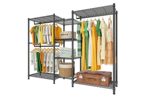 Heavy Duty 250kg Load-Bearing Metal Household Clothing Storage Rack Multi-Hanger Coat Organizers for Clothes Storage