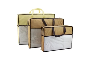 Clear Zippered Storage Bags Closet Organizer Vinyl Bag for Bedding, Linen, Blankets, Duvet Covers, Comforters, Clothes