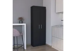Five-Shelf Teller Pantry Cabinet for Kitchen Organization