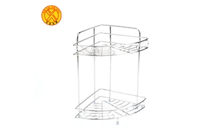 Factory Directly Sale Bathroom Corner Wall Storage Rack