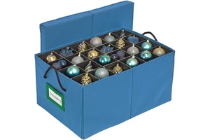 Nonwoven Fabric Waterproof Christmas Decoration Ornament Storage Boxes Detachable Design for Bag Use-Behome Collection Wholesale