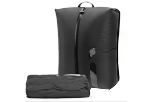 Vacuum Compression Storage Bag Flat Bottom with Window Travel Backpack Space-Saving Foldable Luggage Packing Clothing Storage