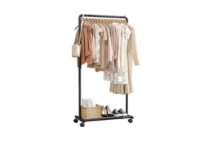 Wholesale Bedroom Storage Clothes Rack Floor Standing Clothes Coat Hanger Storage Rack