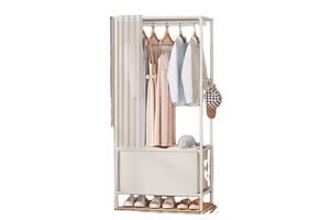 Multifunctional Metal Saving System Display Storage Organizer Stand Coat Clothes Rack