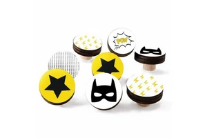 Modern Assorted Designs Resin and Wooden Knobs for Cabinet Organizers