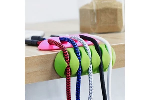 Cable Clips Cord Organizer Cable Management Wire Holder Durable Self-Adhesive Desk Cable Organizer