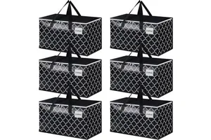 Factory Extra Large Tool Bag Moving Bags With Zipper Carrying Handles and Tag Pocket Moving Supplies for Space Saving-Totes for