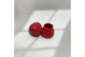 Wholesale Hot Sale Ceramic Mushroom Shaped Jars Festive Holiday Supplies Gift Storage for Holiday Decoration Modern Food