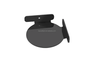 Small Corner Shelf Wall Mount Baby Monitors Cameras Cable Box More Universal Holder Acrylic Floating Shelves Black Model
