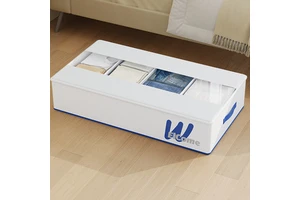 Customizable Fabric Foldable Under Bed Storage Box Clothes Storage Bags With Clear Window