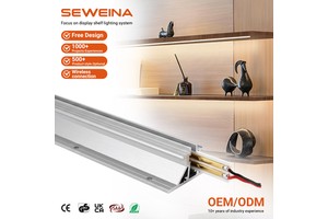 AA Horizontal Insertion Conductive Pillar LED Light for Shoe/Clothing Store Display Cabinets