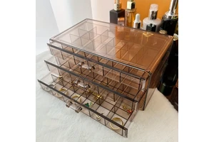 72-grid Large-Capacity Household Storage and Organization Tools Wire Accessories Storage