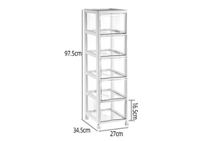 Five-layers Cabinet Combined Drawer Component Boxes Home Organizer Storage Boxes Supplies