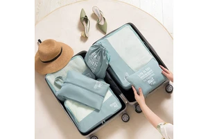 Travel Classification Multifunctional Travel Storage Bag 6-piece Set of Clothes, Shoes, Storage Bag, Luggage, Clothing Sorting