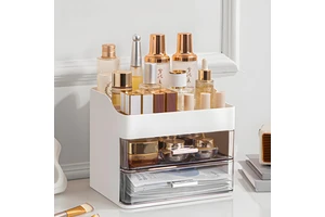 Makeup Organizer With Drawers Clear Cosmetic Storage Organizer for Desktop Storage Box