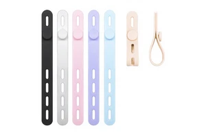 Multi-functional Adjustable Cable Organizer & Data Cable Storage with Zip Ties and Headphone Winding Device-RP Brand