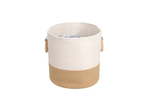 KUYUE Cotton Rope Woven Storage Basket Debris Storage Basket