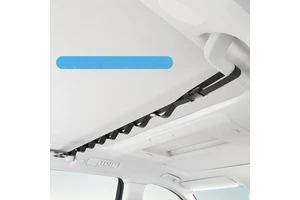 Car Rear Multifunctional Hanging Clothes Hanger with 8-11 Compartments Polyester Material for Outdoor Travel in SUV/Truck