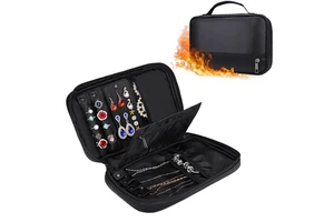 Custom Fire Resistant Fire Proof Jewellery Organizer Bag For Jewel