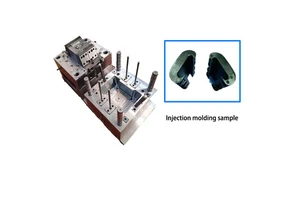 High Quality Steel Plastic Injection Mold For PA66 +40% GF Cable Clip / Wire Harness Clip /Power Line Clamp