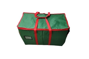 Factory Custom Made Classic 600D Oxford Christmas Storage Organizer Outdoor Holiday Decoration 71x32x45cm Adjustable