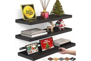 Wall-mounted Wooden Rack
