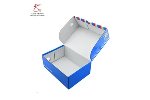 Eco Friendly Corrugated Mailer Packaging Box E/B Flute Children Shoe Box for Shipping