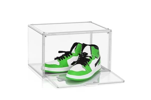 Space Saving Multifunctional Foldable Dustproof High Transparent Plastic Sneaker Shoes Storage Box Shoes Organizer Shoes Box