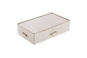 High Quality Large Capacity Breathable Cotton Linen Under the Bed Storage Bins Underbed Storage Organizer Box Organizer Storage