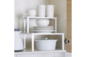 Kitchen Cabinets Spices Storage Shelf Organization Countertop Spice Jar Pot Rack Kitchen Furniture
