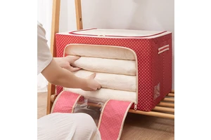 Hiqh Quality Cloth Grid Storage Box Clothing Fabric Closet Organizer Dropshipping Bolsa De Almacenaje Ropa Storage Boxes & Bins