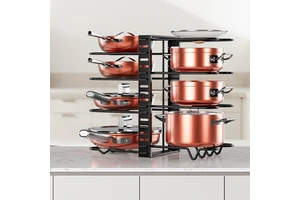 Custom Color Powder Coating Afjustable Dividers Kitchen Cabinet Organizer for Space Saving