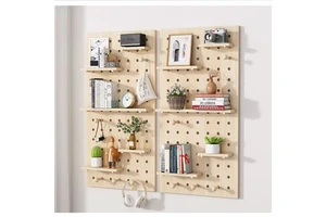 Wall Hanger Home Decoration and Organization Rack Customized Modern Display Shelf Solid Wood Storage Rack