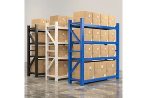 3/4/5 Tier Metal Storage Racks Shelving Units For Garage Industrial Warehouse