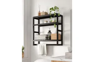 Supply From Chinese Factories Bathroom Rack Wall Rack With Towel Holder As Holder Storage Organizer