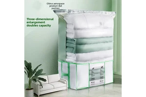 Clothes & Quilt Storage Box For Bed Bottom Vacuum Compression Bag PAPE Plastic Model AY762A