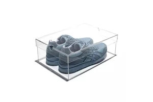 Wholesale Shoes Box clear Acrylic Shoe Boxes Acrylic Shoes Storage Box