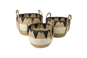 Hot New Design Eco-Friendly Water Hyacinth Minimalist Multifunction Storage Basket